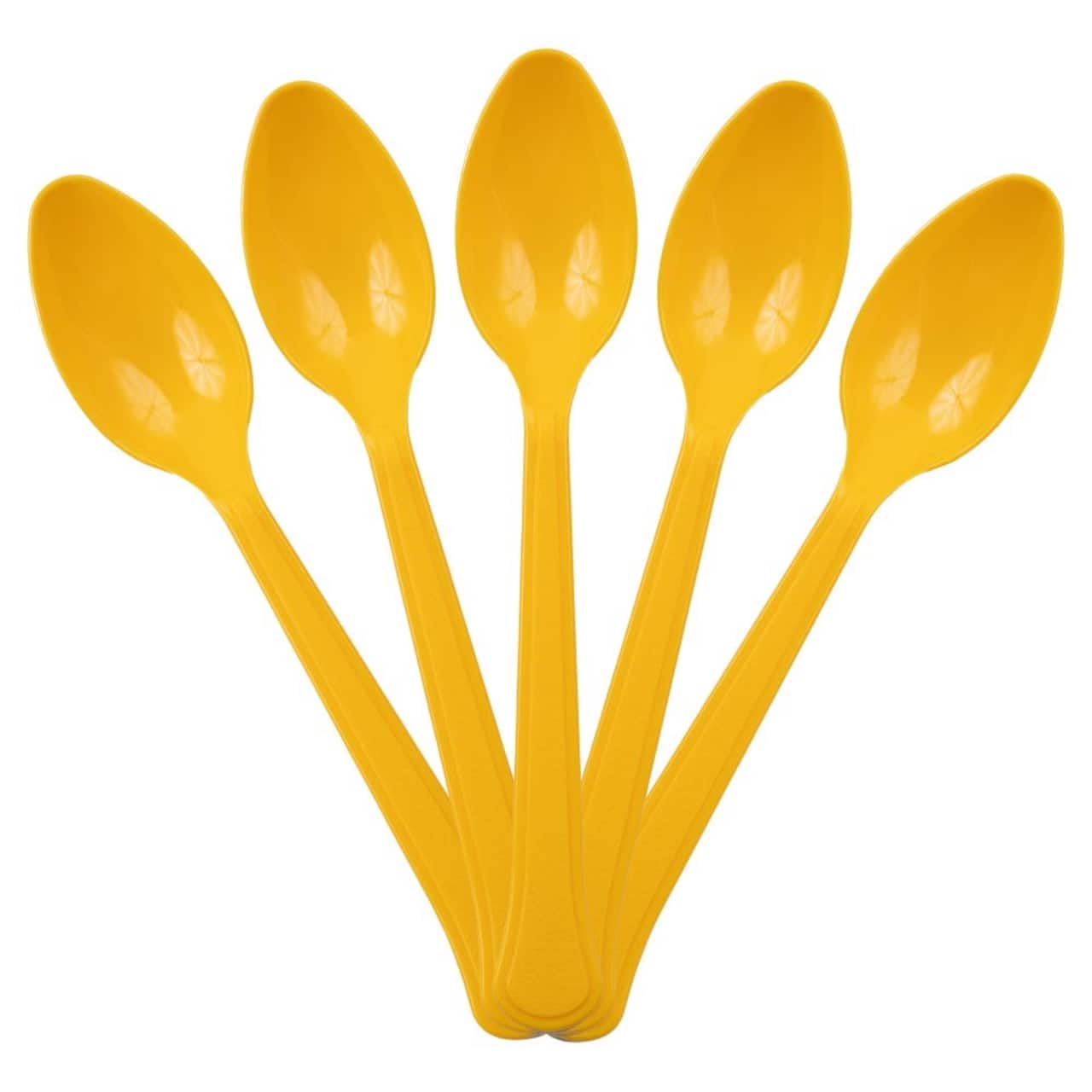 JAM Paper Premium Disposable Plastic Spoons, 48ct.